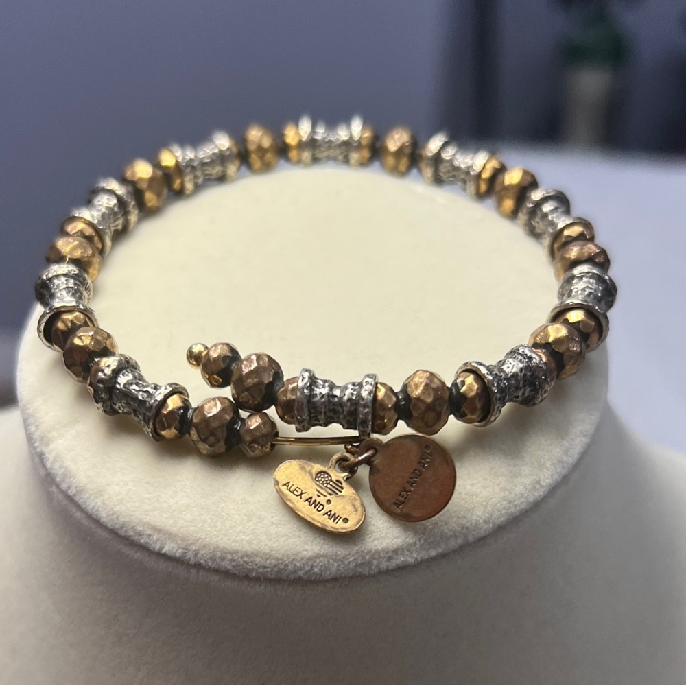 Alex and Ana Wrap Bracelet, Vintage Sixty Six Copper Tone Energy Technology